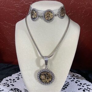 EUC Western Bracelet and Matching Pendant